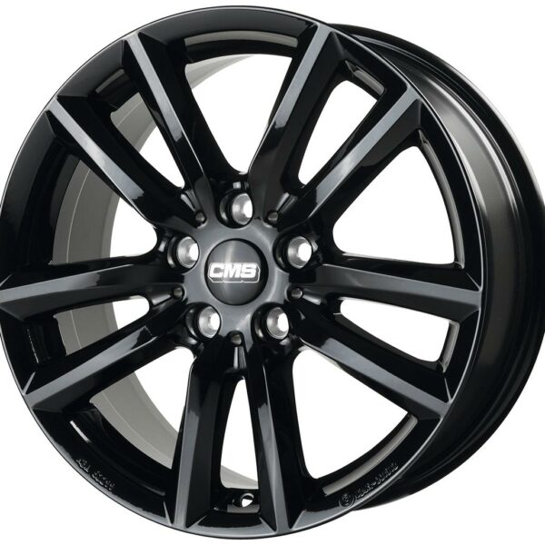 CMS C27 Black Gloss 7.0x17 5112 ET41 CB66.6 Alumiinivanteet 38073 1
