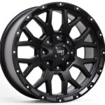 D357 Flatblack milled rivets 9.0x20 8/180 ET18 CB125.1