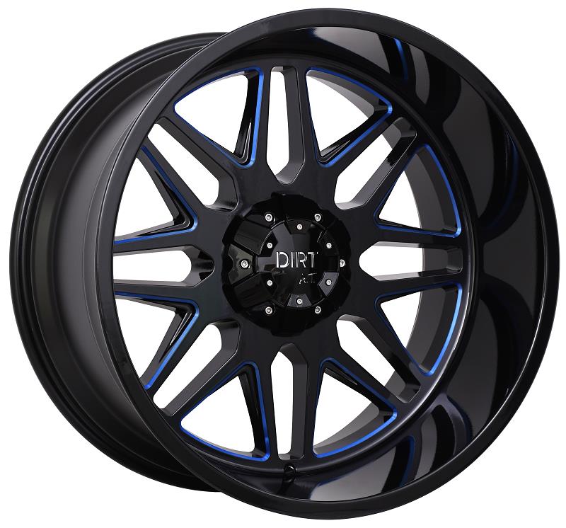 D59 Glossblack blue stripe 10.0x20 61351397 ET 20 CB106.1 Alumiinivanteet 36816 1 D59 Glossblack blue stripe 10.0x20 61351397 ET 20 CB106.1 Alumiinivanteet 36816 1