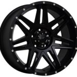 D62 Flatblack milled rivets 9.0x18 5/120 ET25 CB74.1