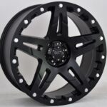 D66 Flatblack 9.0x18 5/110 ET35 CB73.1