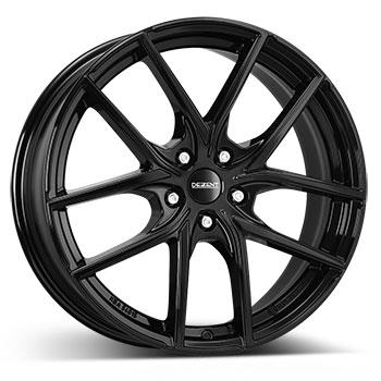 DEZENT TO black 7.0x17 5112 ET40 CB57.1 Alumiinivanteet 9365 1