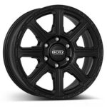 DOTZ Kalahari black 8.0x17 61397 ET30 CB93.1 Alumiinivanteet 7507 1