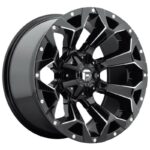 FC576 GLOSS BLACK MILLED 9.0x17 5/114,3/127 ET-12 CB78.1
