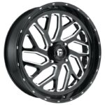 FUEL FC581 GLOSS BLACK MILLED 10x20 6/135-139.7 ET-19 CB106.1