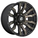 FUEL FC674 MATTE BLACK DOUBLE DARK TINT 9x20 6/139.7 ET1 CB106.1