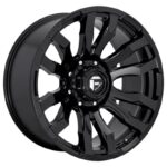 FUEL FC675 GLOSS BLACK 10x22 8/180 ET-18 CB125.1