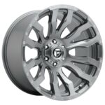 FUEL FC693 BRUSHED GUN METAL TINTED CLEAR 10x20 8/170 ET-18 CB125.1