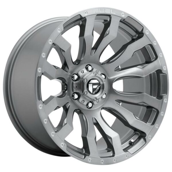 FC693 BRUSHED GUN METAL TINTED CLEAR 10.0x22 61397 ET 18 CB106.1 Alumiinivanteet 21390 1