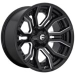FUEL FC711 GLOSS BLACK MILLED 9x20 6/135-139.7 ET1 CB106.1