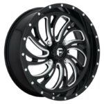 FV641 GLOSS BLACK MILLED 7.0x18 4/137 ET13 CB110.1