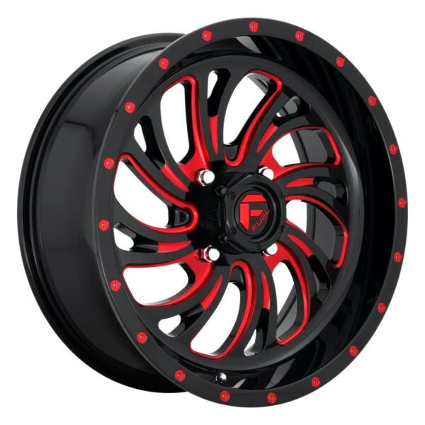 FV642 GLOSS BLACK RED TINTED CLEAR 7.0x18 4156 ET13 CB132.0 Alumiinivanteet 17127 1