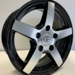 GG Trailer BlackPolish 5.5x14 4100 ET30 CB57.1 Alumiinivanteet 7628 1