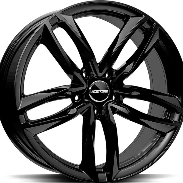 GMP Atom Glossy Black 8.5x19 5112 ET25 CB66.6 Alumiinivanteet 27701 1