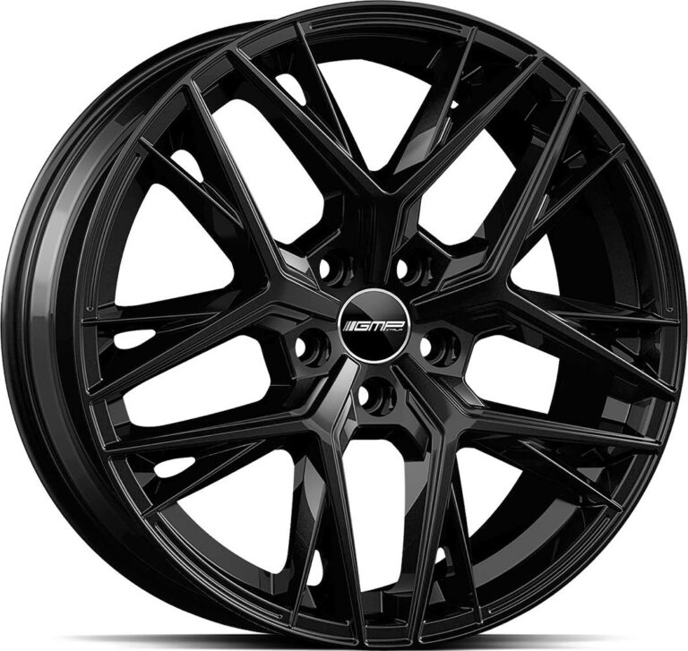 GMP Lunica Glossy Black 9.0x19 5112 ET35 CB66.6 Alumiinivanteet 35749 1