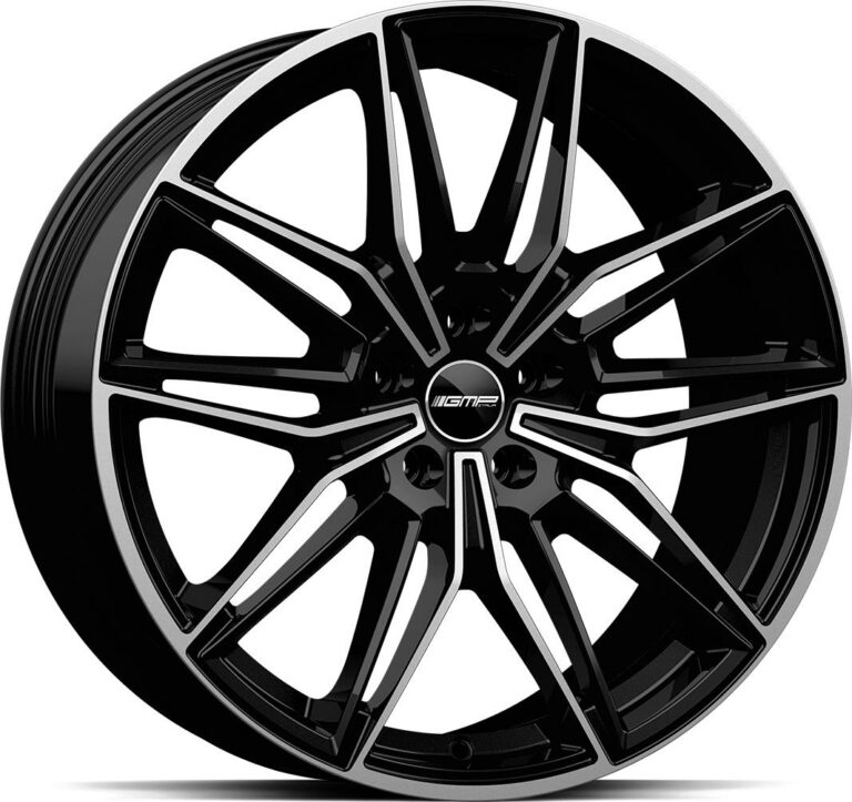 GMP Specter Glossy Black 8.5x20 5120 ET35 CB72.6 Alumiinivanteet 33615 1