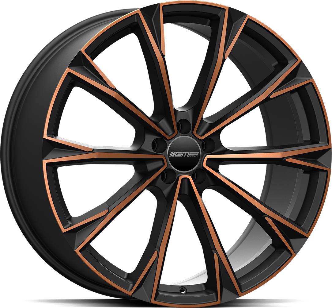 GMP Totale Satin Black Bronze Orange 9.5x20 5112 ET35 CB66.6 Alumiinivanteet 37633 1 GMP Totale Satin Black Bronze Orange 9.5x20 5112 ET35 CB66.6 Alumiinivanteet 37633 1
