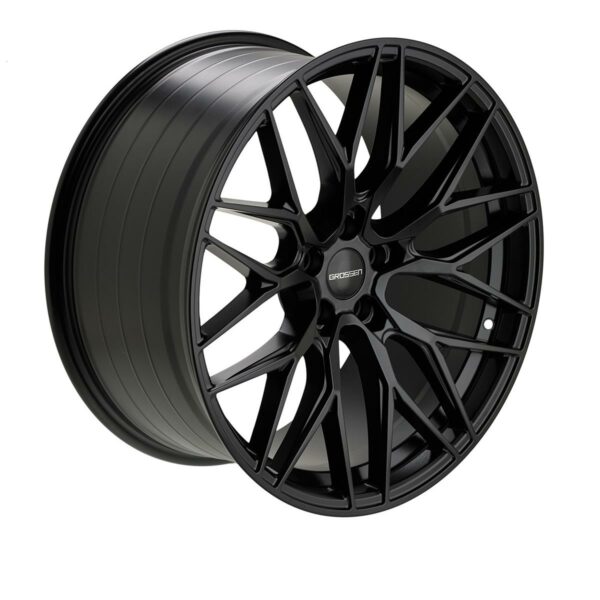 Grossen 10 Matt Black 9.5x19 5120 ET40 CB72.6 Alumiinivanteet 17015 1