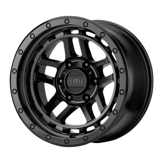 KM540 Satin Black 8.5x17 61397 ET18 CB106.2 Alumiinivanteet 23923 1
