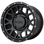 KS135 Satin Black 6.0x15 4/137 ET38 CB112.0