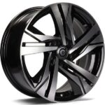 Lens Black Front Polished 7.0x16 4/108 ET25 CB65.1