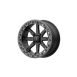 MA31 Satin Black Matte Gray Ring 7.0x15 4/110 ET0 CB86.0