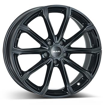 MAK DaVinci Gloss Black 6.5x17 5112 ET43 CB57.1 Alumiinivanteet 6571 1