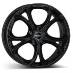 MAK Lario Gloss Black 8.0x18 5/110 ET34 CB65.1