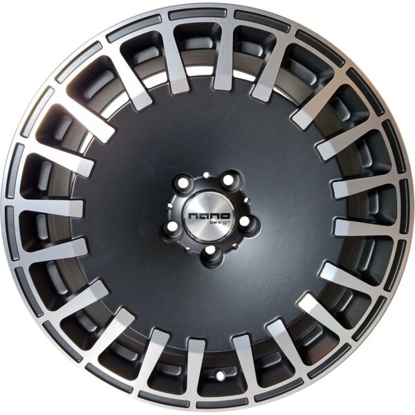 Nano 3S189 Matt Black 8.5x19 5112 ET35 CB66.6 Alumiinivanteet 9758 1