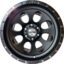 Nano 5187 Full Matt Black 8.5x16 61397 ET 15 CB110.0 Alumiinivanteet 9745 1