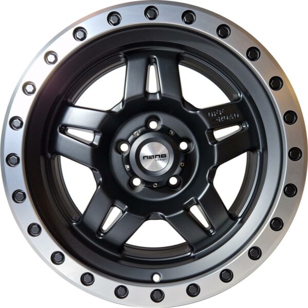 Nano 5942 Matt Black polished 8.5x17 5120 ET0 CB65.1 Alumiinivanteet 9755 1