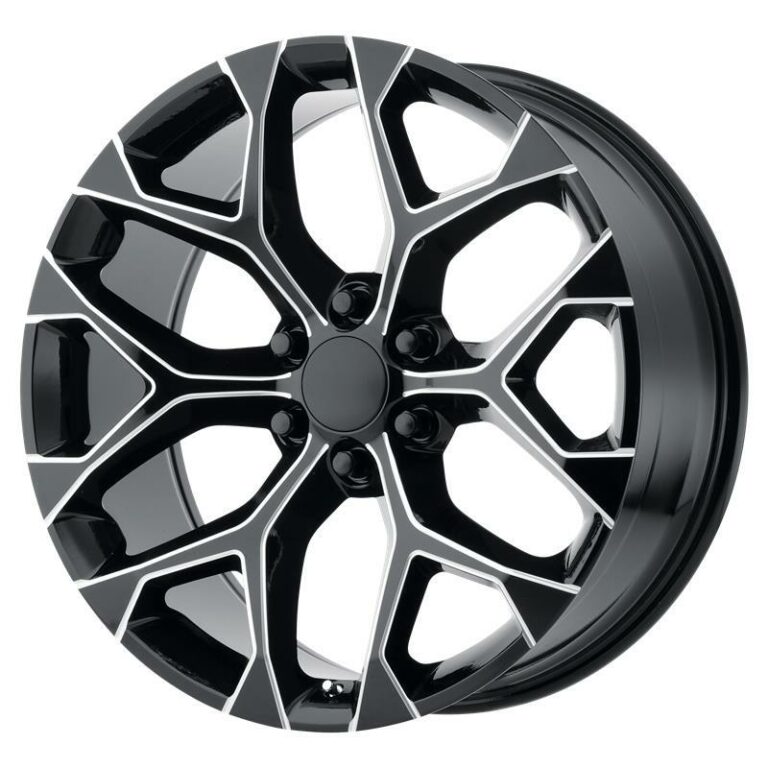 PR176 Gloss Black Milled 9.0x20 61397 ET24 CB78.1 Alumiinivanteet 15963 1