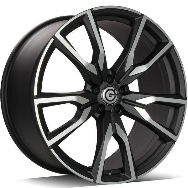 Pain Matt Black Front Polished 10.5x22 5112 ET43 CB66.6 Alumiinivanteet 35615 1