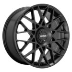 R165 BLQ-C MATTE BLACK 8.5x19 5/112/120 ET35 CB72.5