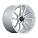ROTIFORM R192 BTL GLOSS SILVER W/ MACHINED FACE 10.5x21 5/112 ET38 CB66.6