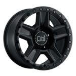 RAVINE MATTE BLACK 8.5x17 5/127 ET35 CB71.5