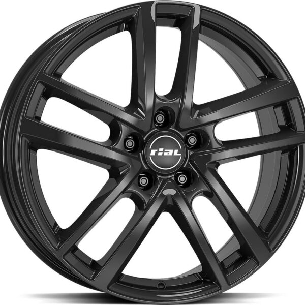 RIAL Astorga Diamond Black 7.5x17 5112 ET52 CB66.7 Alumiinivanteet 25776 1