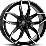 RIAL Lucca Diamond Black Pol 8.0x19 5/112 ET40 CB70.1