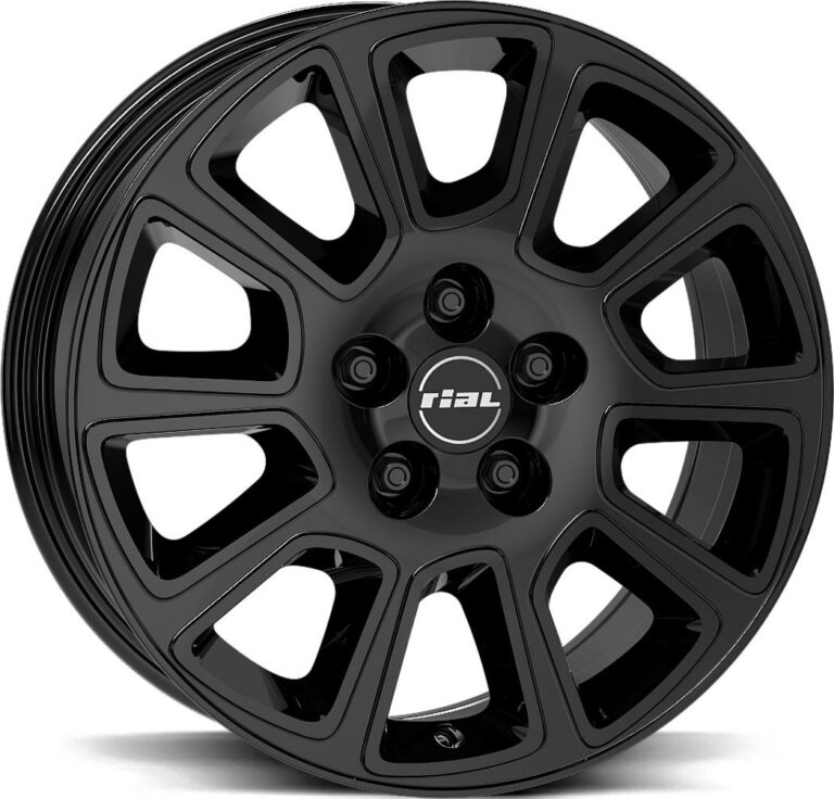 RIAL Transporter 2 Diamond Black 6.0x16 5112 ET30 CB66.6 Alumiinivanteet 37672 1