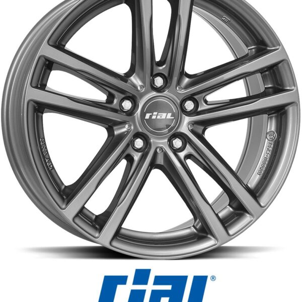 RIAL X10 Metal Grey 7.0x18 5112 ET45 CB57.1 Alumiinivanteet 20221 1