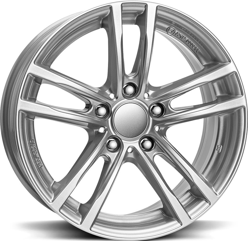 RIAL X10 Polar Silver 7.0x16 5120 ET31 CB72.6 Alumiinivanteet 38660 1 RIAL X10 Polar Silver 7.0x16 5120 ET31 CB72.6 Alumiinivanteet 38660 1