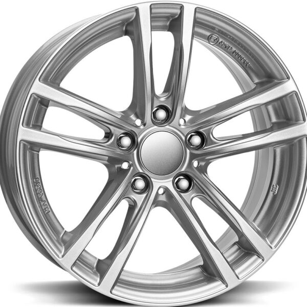 RIAL X10 Polar Silver 7.0x17 5112 ET47 CB66.7 Alumiinivanteet 1187 1