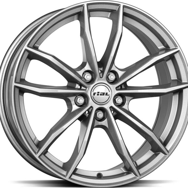 RIAL X12 Metal Grey 7.0x16 5112 ET52 CB66.6 Alumiinivanteet 28056 1