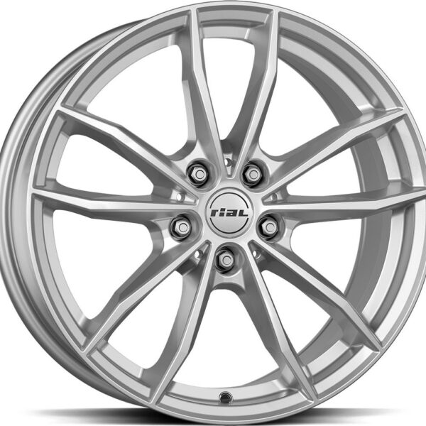 RIAL X12 Polar Silver 7.5x17 5112 ET54 CB66.6 Alumiinivanteet 28067 1
