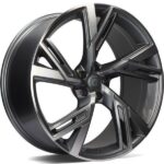 Rich Anthracite Front Polished 9.0x20 5/112 ET30 CB66.5