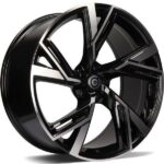 Rich Black Front Polished 8.0x18 5112 ET35 CB66.5 Alumiinivanteet 37281 1