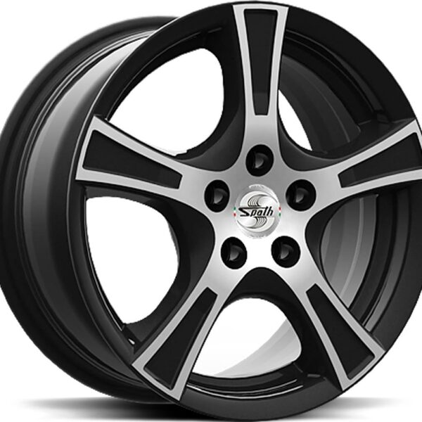 SPATH SP01 Trailer Black Matt Polish 5.5x14 4100 ET30 CB56.6 Alumiinivanteet 1159 1