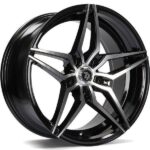 SV-A Black Front Polished 9.0x18 5/120 ET35 CB72.6