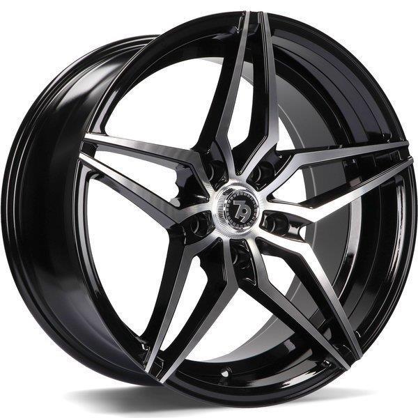 SV A Black Front Polished 9.0x18 5120 ET35 CB72.6 Alumiinivanteet 35329 1