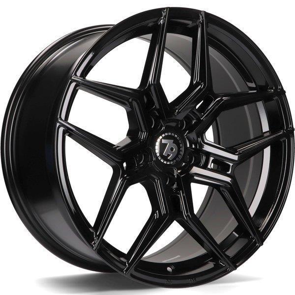 SV B Black Glossy 7.5x17 5108 ET42 CB67.1 Alumiinivanteet 37301 1